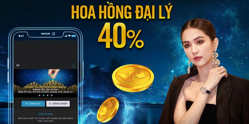 Trở thành đại lý của W88 để nhận được chiết khấu hoa hồng lên đến 40%